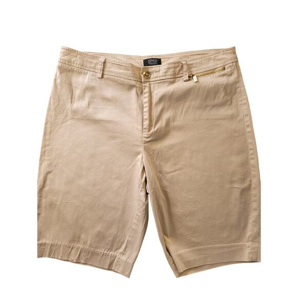 Jones New York Pants - Jones New York Khaki Chino Shorts Sz 10